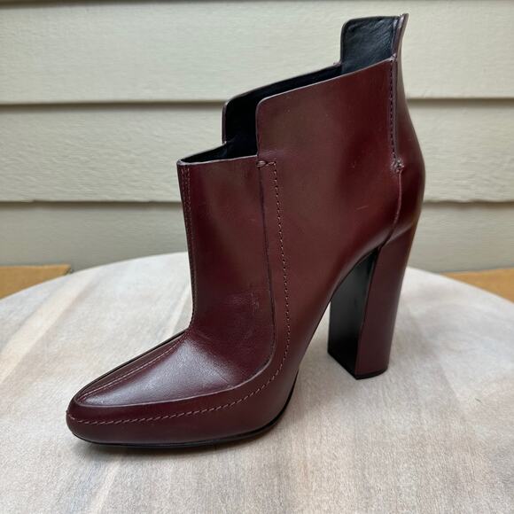 Alexander Wang Kim Oxblood Womens Boots Size 38.5 EU Burgundy Boot RARE - Picture 5 of 16